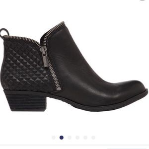 Lucky brand black booties